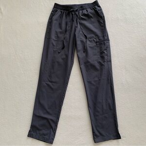 Beyond Scrubs Cargo Scrub Pants Women's 6-Pocket Tapered‎ Leg Gray Size M *Flaw